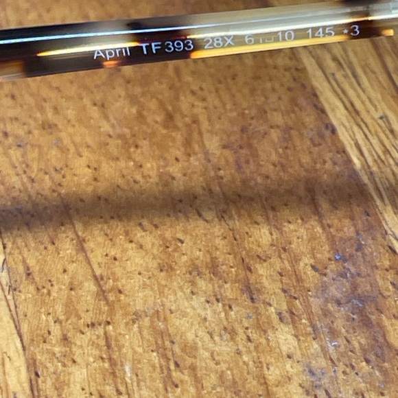 Tom Ford April TF393 Oversized Gold Aviator Sunglasses Made in Italy-With Case - Picture 7 of 9